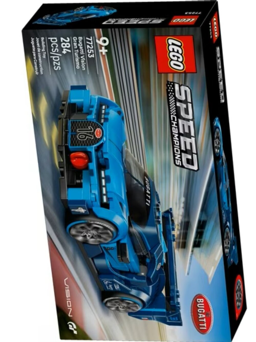LEGO Speed Champions Bugatti Vision Gran Turismo Hyper Sports Car Building Toy